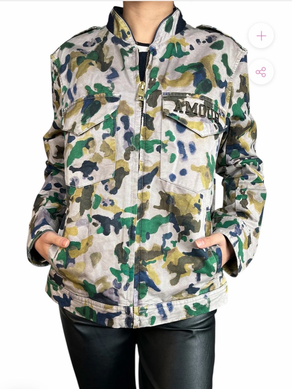 Zadig & Voltaire.
Kavy Watercolor Camouflage Multi Color